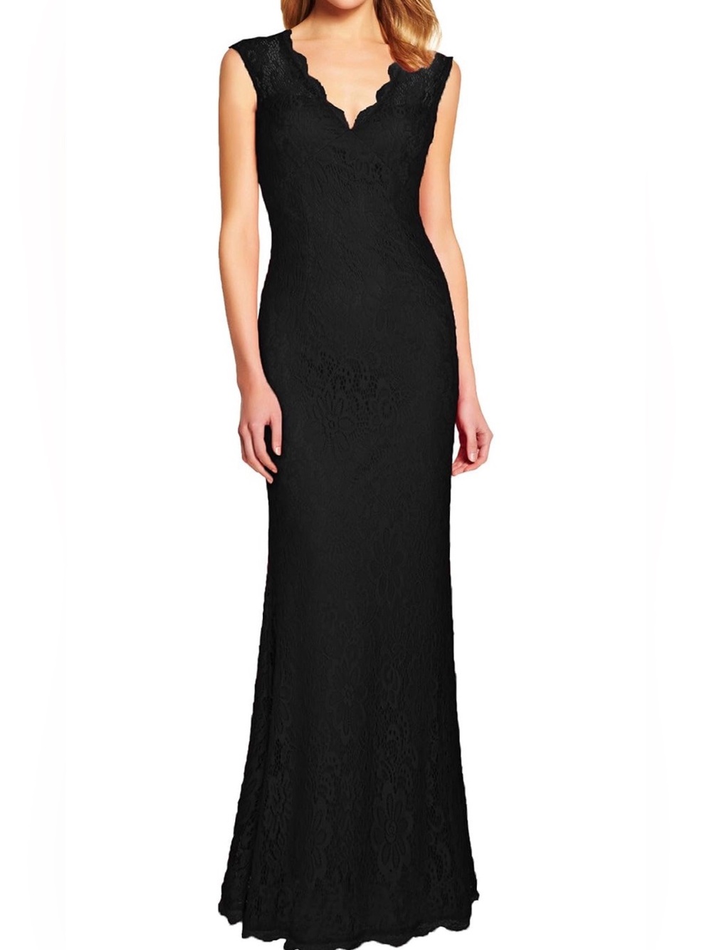 Women's Retro Floral Lace Vintage Wedding Maxi Bridesmaid Long Dress